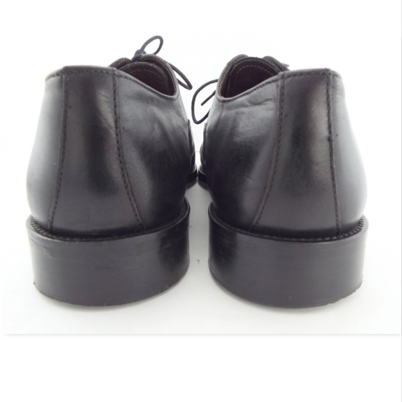 TO BOOT NEW YORK Black Leather Cap Toe Oxfords Lace-up Shoes 11